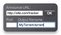 CreateTorrent Back