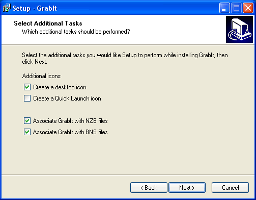install associate usenet grabit
