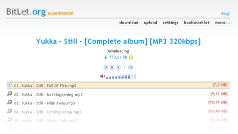 bitlet bittorrent music