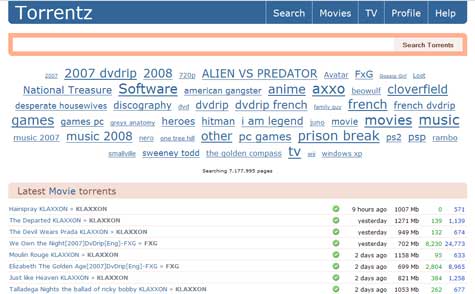 Torrentz: New Features and Verified Torrents
