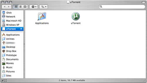uTorrent Installation DMG