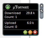 utorrent webui vista gadget