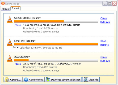 wyxzo firetorrent bittorrent