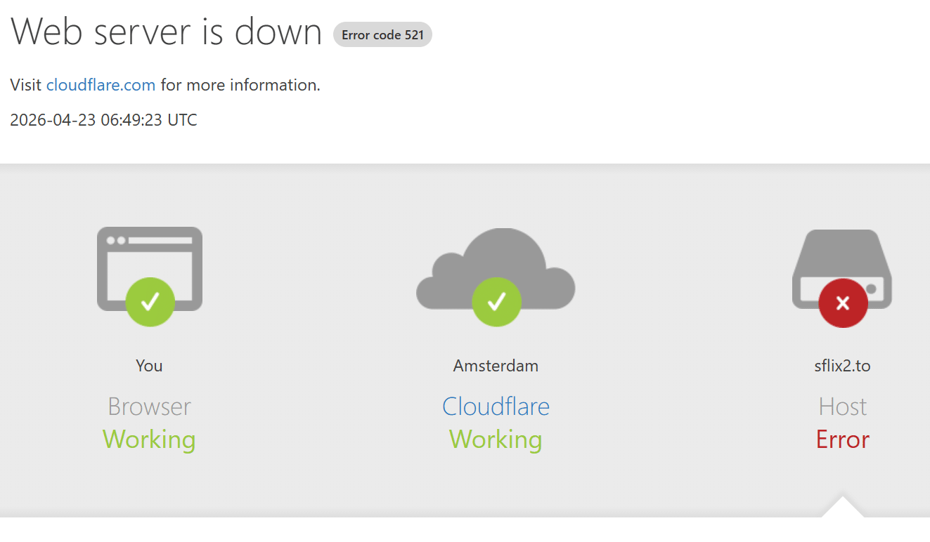521 error