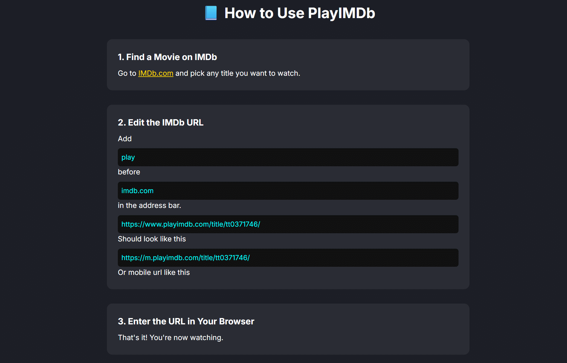 add play to imdb