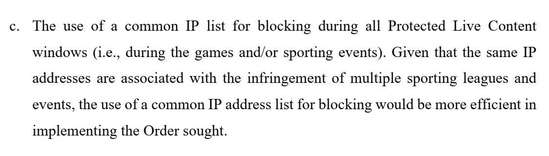common blocklist