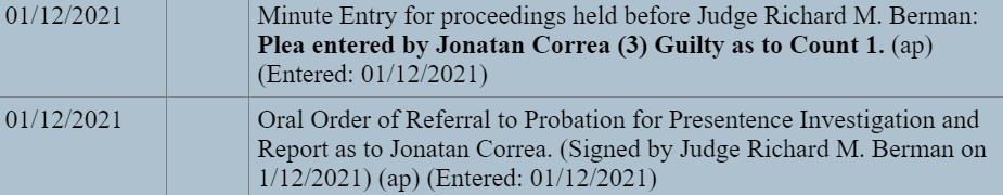 correa guilty