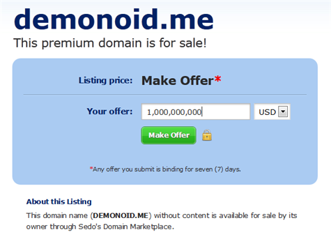 DemonoidSale