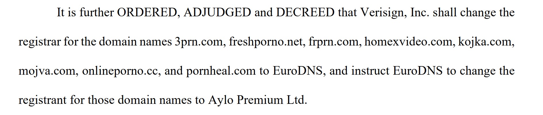 domains