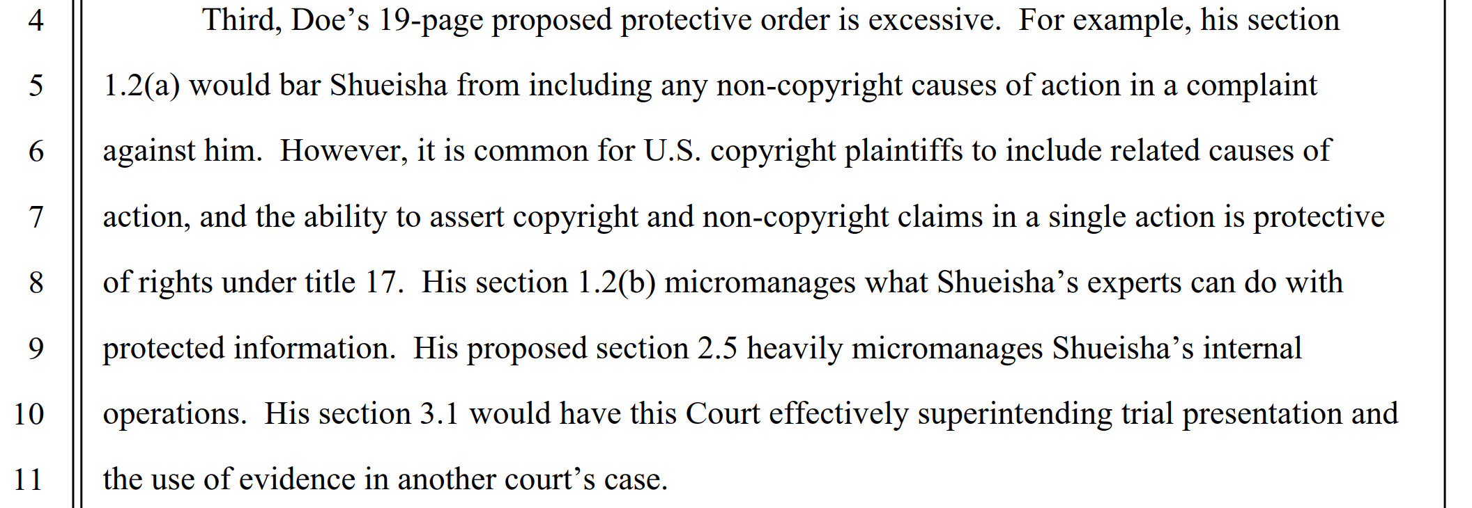 excessive
