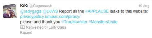 GagaRetweet