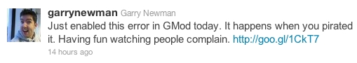 garry's mod tweet