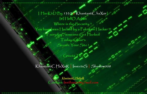 hacked