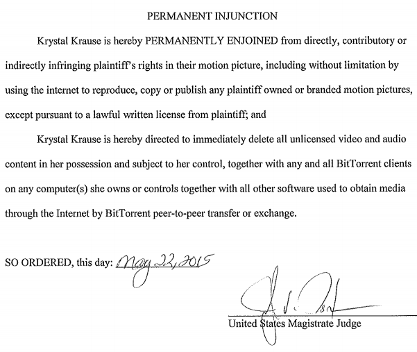 injunction