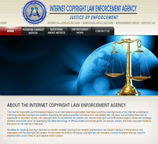 internet copyright law enforcement agency