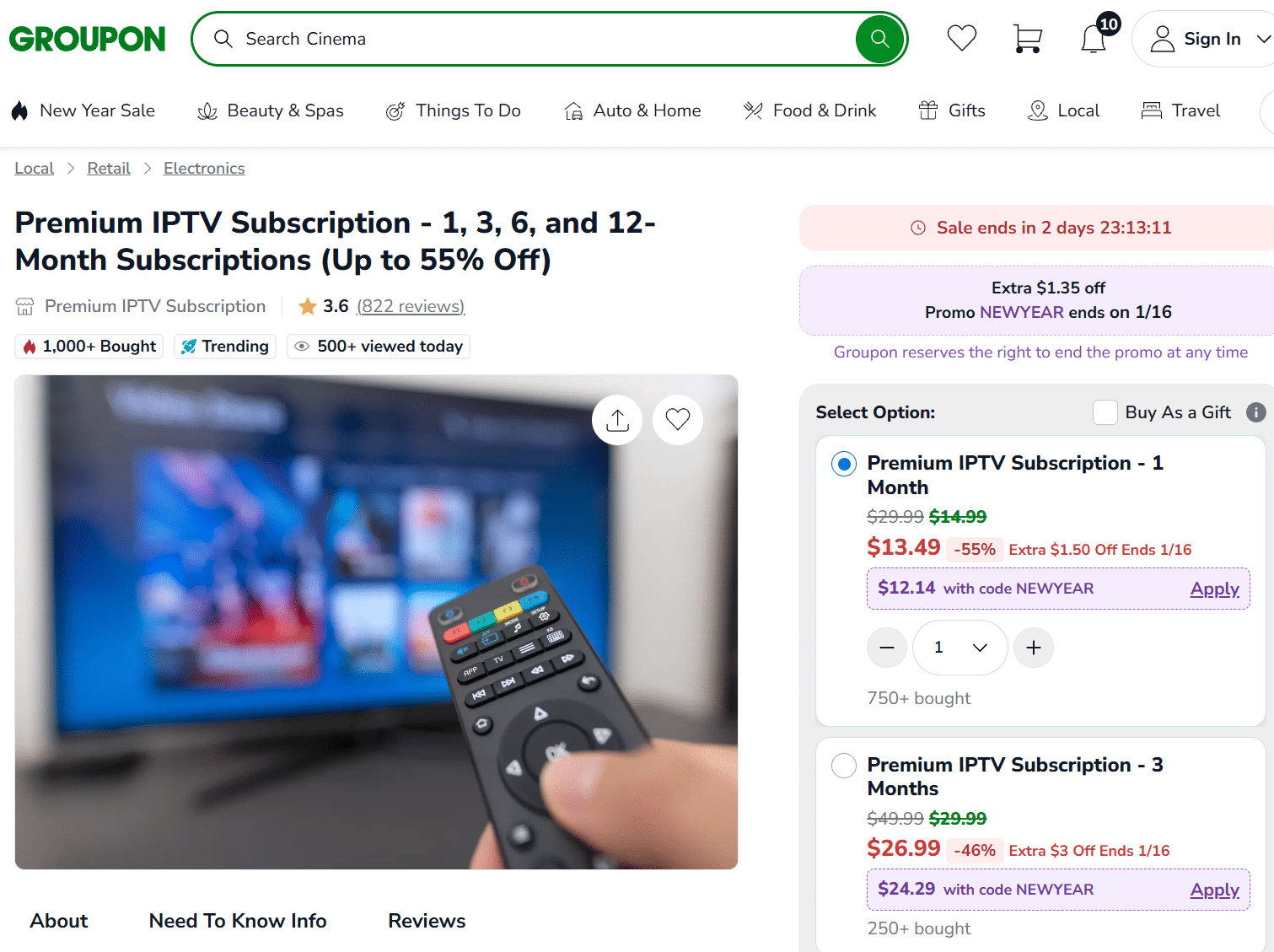 iptv deal