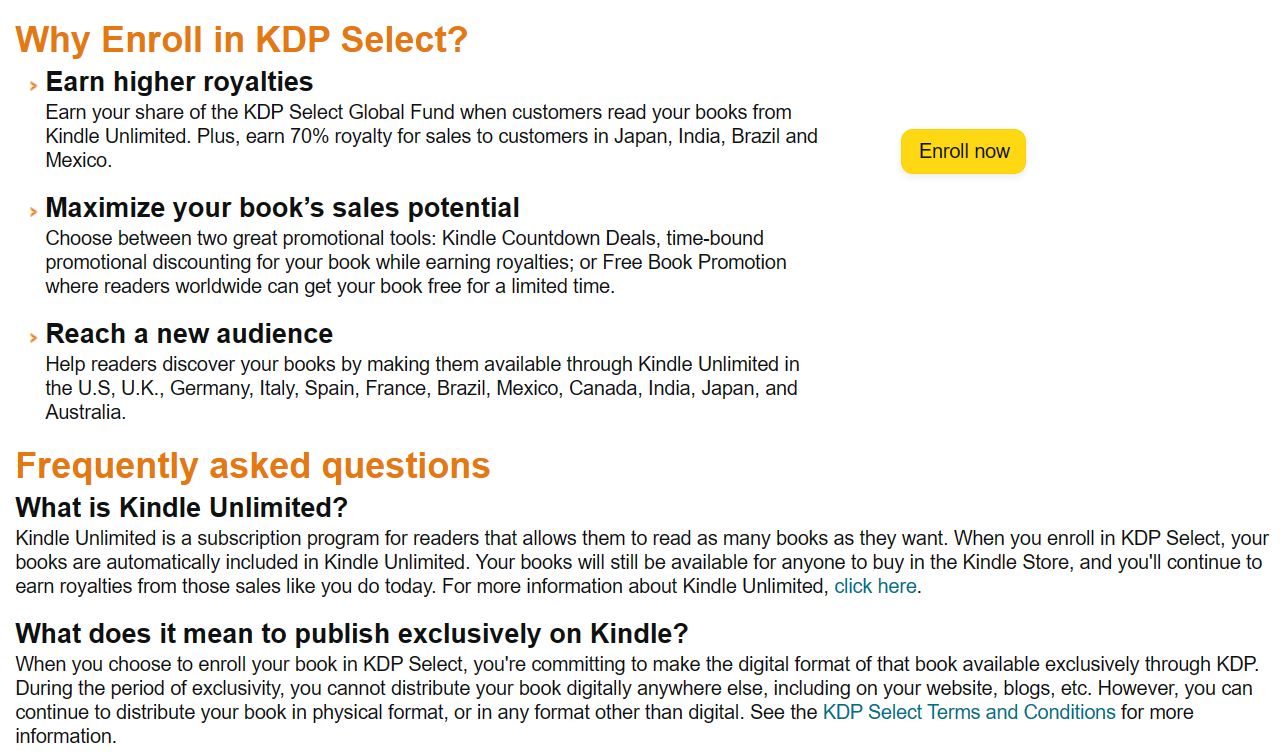 kdp select