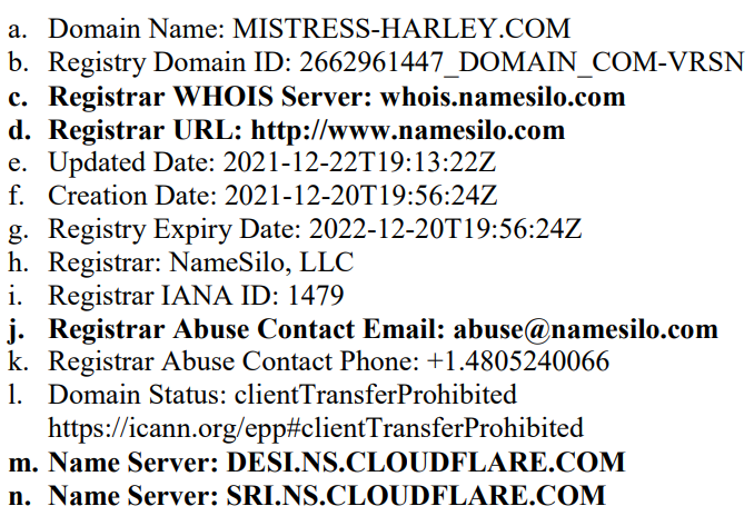 mistress-harley-whois