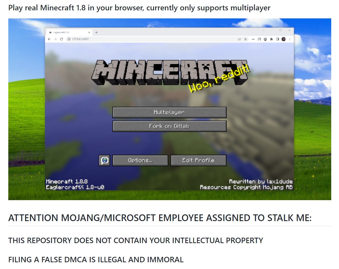mojang no stalking
