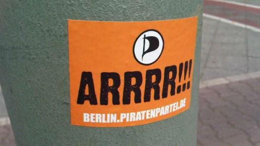 pirate party campaign poster