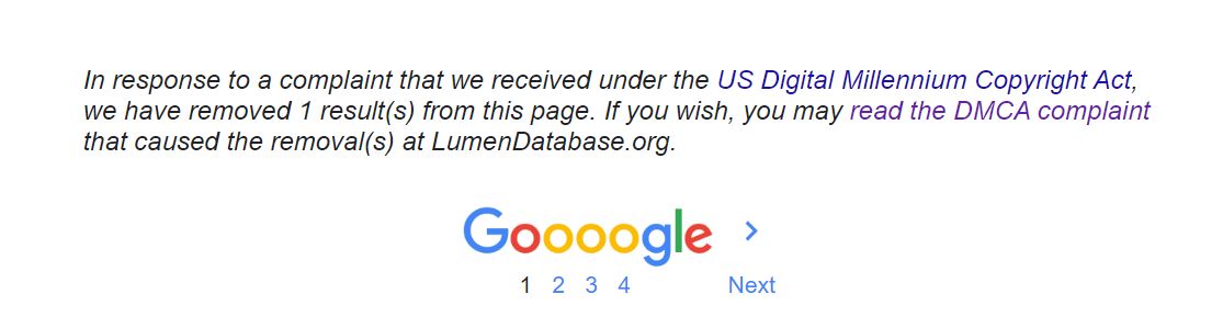 removed from search