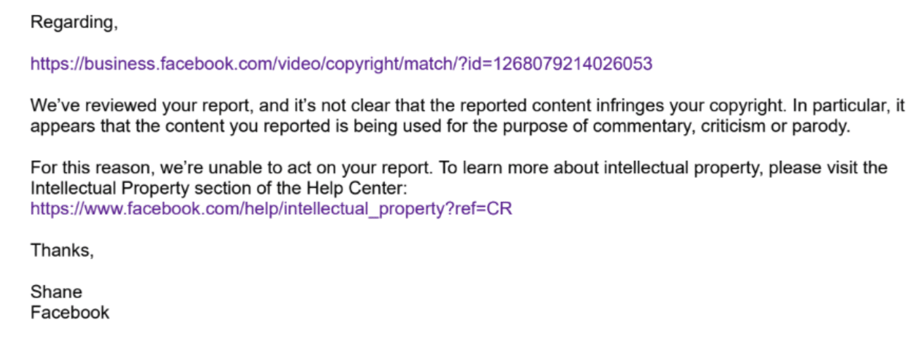 response