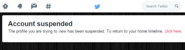 suspended