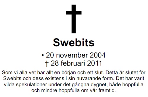 swebits dead