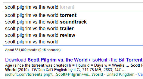 Scott Pilgrim Vs. The World torrent