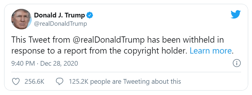 Trump Tweet Delete