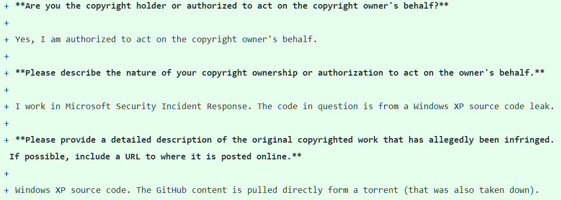 XP Leak Github